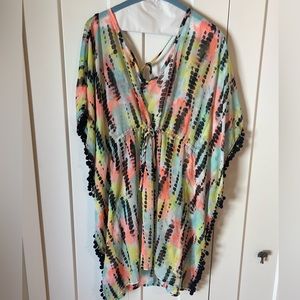 Multi color swim cover up